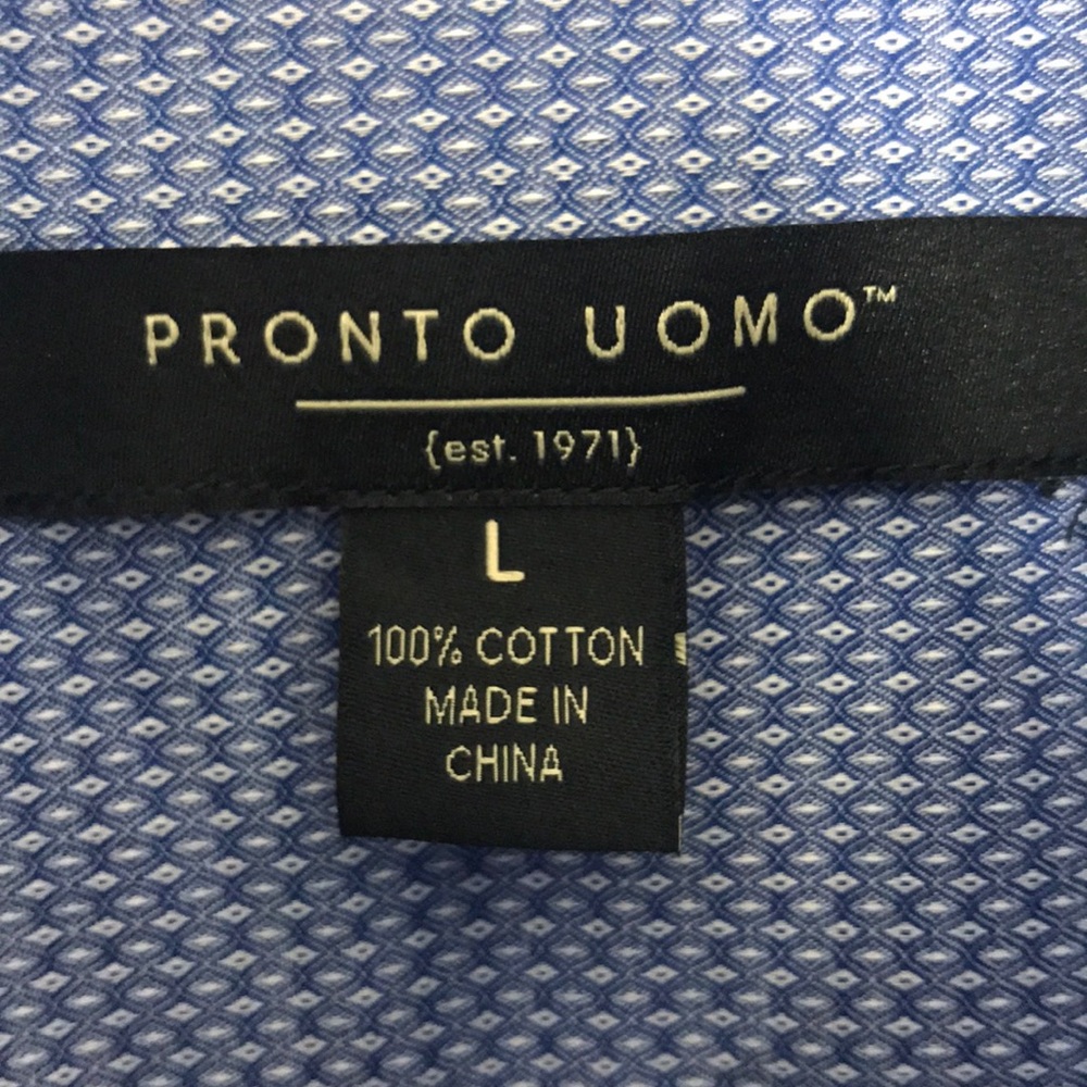 Pronto Uomo Patterned Button Down Shirt - image 5